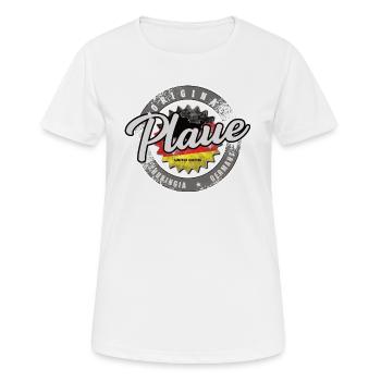 Original Germany Thüringen Plaue - Frauen T-Shirt atmungsaktiv - Weiß - Vorne - AI Model Female 172 dark (172cm)