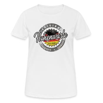 Original Germany Thüringen Hohenwarte - Frauen T-Shirt atmungsaktiv - Weiß - Vorne - AI Model Female 172 dark (172cm)