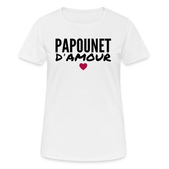 Daddy Love - Women's Breathable T-Shirt - white - Front - AI Model Female 172 dark (172cm)