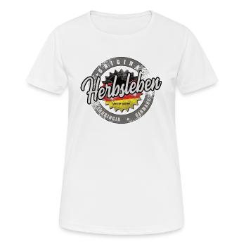 Original Germany Thüringen Herbsleben - Frauen T-Shirt atmungsaktiv - Weiß - Vorne - AI Model Female 172 dark (172cm)