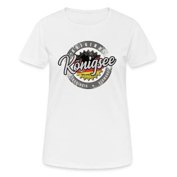 Original Germany Thüringen Königsee - Frauen T-Shirt atmungsaktiv - Weiß - Vorne - AI Model Female 172 dark (172cm)