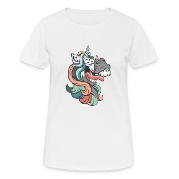 Unicorn Unicorn I'm not crazy - Women's Breathable T-Shirt - white - Front - AI Model Female 172 dark (172cm)