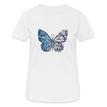 Papillon de cristal - T-shirt respirant Femme - blanc - Devant - AI Model Female 172 dark (172cm)