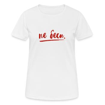 Ne me dérangez pas de dire pour les femmes russes - T-shirt respirant Femme - blanc - Devant - AI Model Female 172 dark (172cm)