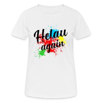 Helau, Fasching, Fasnacht, Fasnet - T-shirt respirant Femme - blanc - Devant - AI Model Female 172 dark (172cm)