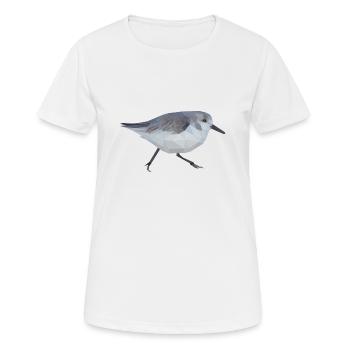 coureurs de plage - T-shirt respirant Femme - blanc - Devant - AI Model Female 172 dark (172cm)