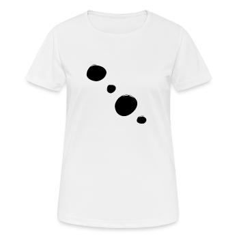 Formes Cercles Cercle Symbole - T-shirt respirant Femme - blanc - Devant - AI Model Female 172 dark (172cm)