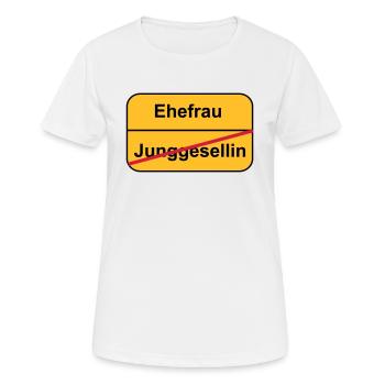 Junggesellinnenabschied - Frauen T-Shirt atmungsaktiv - Weiß - Vorne - AI Model Female 172 dark (172cm)