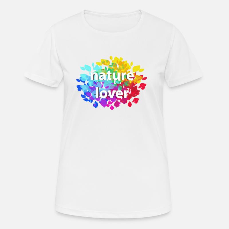 nature lover - Women's Breathable T-Shirt - white