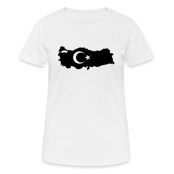 Türkei Türkiye Kardes Kiz - Frauen T-Shirt atmungsaktiv - Weiß - Vorne - AI Model Female 172 dark (172cm)