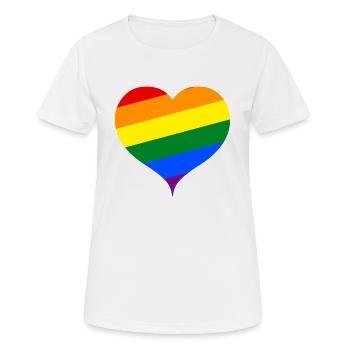STUDY LESBIAN. HOMOSEXUALITY HOMO EHE GIFT - Women's Breathable T-Shirt - white - Front - AI Model Female 172 dark (172cm)