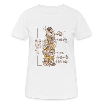 Da Vinci Beer - Frauen T-Shirt atmungsaktiv - Weiß - Vorne - AI Model Female 172 dark (172cm)