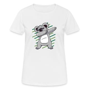 Dabbing dab koala bear dab gift birthday - Women's Breathable T-Shirt - white - Front - AI Model Female 172 dark (172cm)