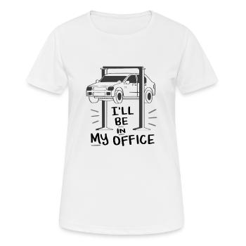 Workshop mechanic car gift - Women's Breathable T-Shirt - white - Front - AI Model Female 172 dark (172cm)