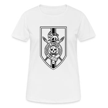 rhodesian foreign legion - Women's Breathable T-Shirt - white - Front - AI Model Female 172 dark (172cm)