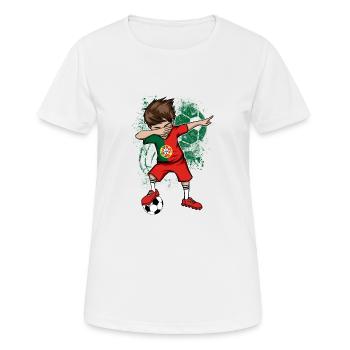PORTUGAL Équipe nationale de la  Dab - T-shirt respirant Femme - blanc - Devant - AI Model Female 172 dark (172cm)