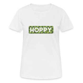 hop - Women's Breathable T-Shirt - white - Front - AI Model Female 172 dark (172cm)