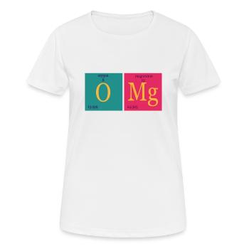Oh mein Gott - Frauen T-Shirt atmungsaktiv - Weiß - Vorne - AI Model Female 172 dark (172cm)