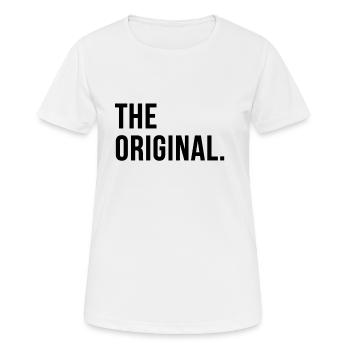 Vater und Sohn Partnerlook The Original The Remix - Frauen T-Shirt atmungsaktiv - Weiß - Vorne - AI Model Female 172 dark (172cm)