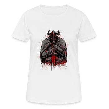 Vikinger Walhalla Odin Vikings cadeau - T-shirt respirant Femme - blanc - Devant - AI Model Female 172 dark (172cm)