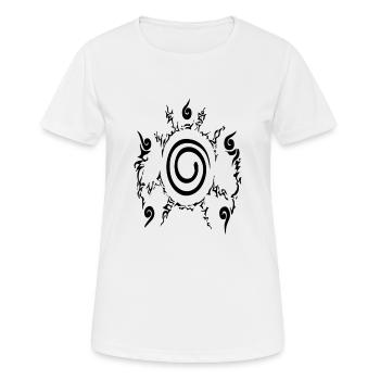 narut seal manga - Frauen T-Shirt atmungsaktiv - Weiß - Vorne - AI Model Female 172 dark (172cm)