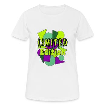 limited edition - Women's Breathable T-Shirt - white - Front - AI Model Female 172 dark (172cm)