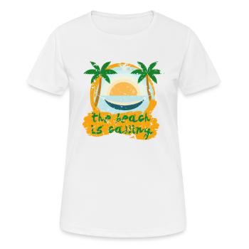 Sommer Spruch - Frauen T-Shirt atmungsaktiv - Weiß - Vorne - AI Model Female 172 dark (172cm)