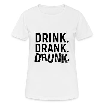 Ivre - T-shirt respirant Femme - blanc - Devant - AI Model Female 172 dark (172cm)