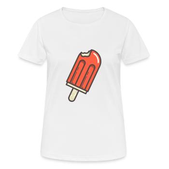 Summer again - ice cream - gift - Women's Breathable T-Shirt - white - Front - AI Model Female 172 dark (172cm)