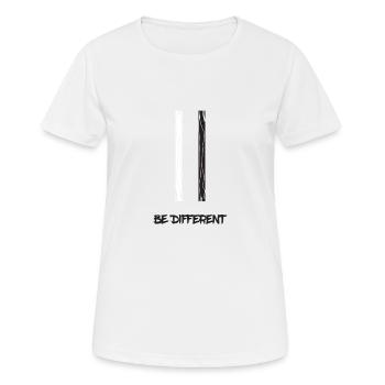 Etre différent - T-shirt respirant Femme - blanc - Devant - AI Model Female 172 dark (172cm)