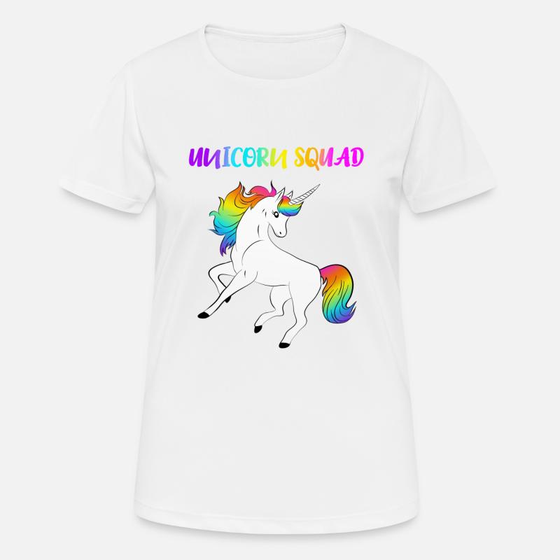 Unicorn Squad - Women's Breathable T-Shirt - white
