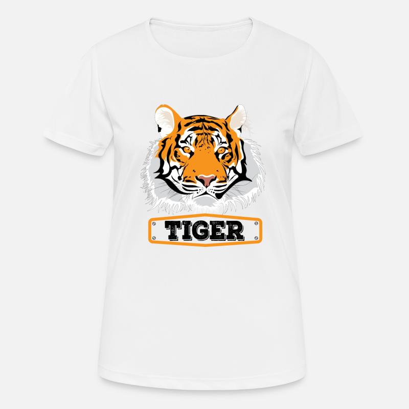 tiger - Women's Breathable T-Shirt - white