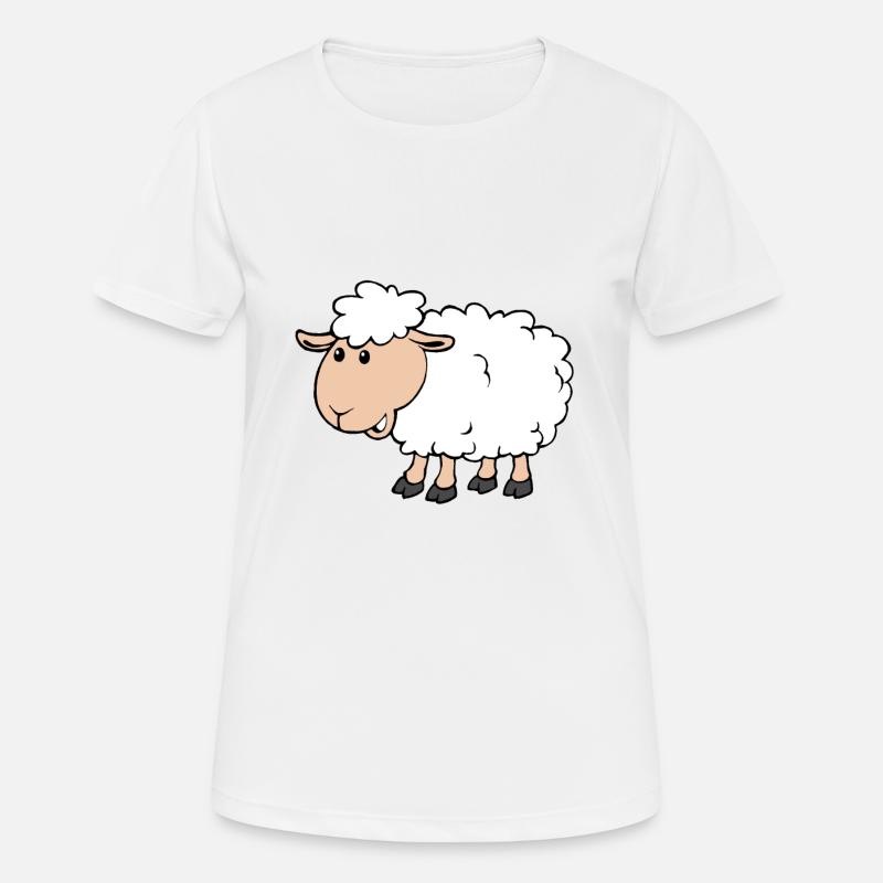 Little sheep - Women's Breathable T-Shirt - white