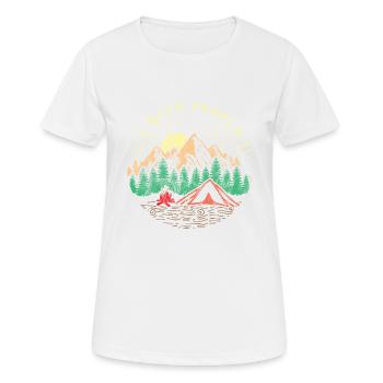 Je déteste les gens - Je déteste les gens - T-shirt respirant Femme - blanc - Devant - AI Model Female 172 dark (172cm)