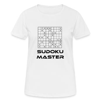 Sudoku Master Rätsel Spiel - Frauen T-Shirt atmungsaktiv - Weiß - Vorne - AI Model Female 172 dark (172cm)