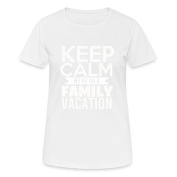 Holiday Urlaubsreif vacationers gift holidays - Women's Breathable T-Shirt - white - Front - AI Model Female 172 dark (172cm)