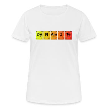 Dynamit Chemie Wissenschaft Periodensystem - Frauen T-Shirt atmungsaktiv - Weiß - Vorne - AI Model Female 172 dark (172cm)