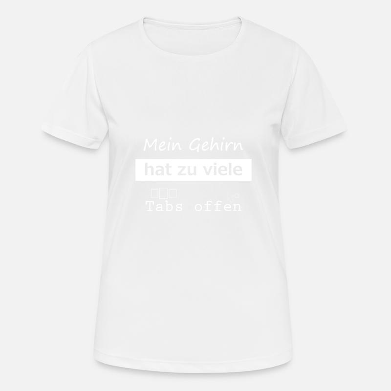 computer - Women's Breathable T-Shirt - white
