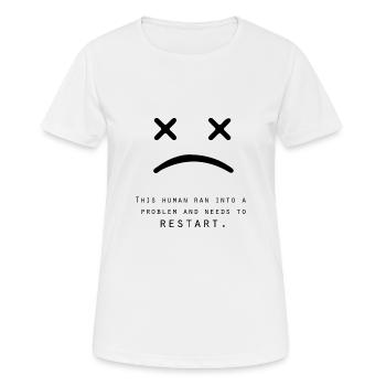 Nerds Geeks Programming Computer Computer Science - Women's Breathable T-Shirt - white - Front - AI Model Female 172 dark (172cm)