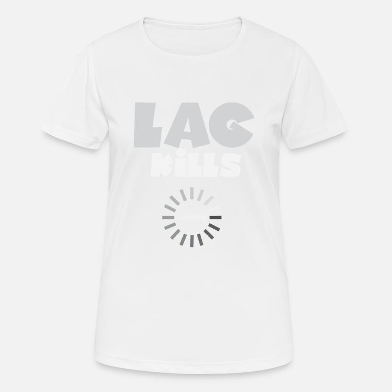 Gaming - Women's Breathable T-Shirt - white