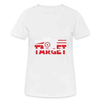 tireur isolé - T-shirt respirant Femme - blanc - Devant - AI Model Female 172 dark (172cm)