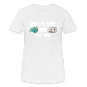 Sammler von Mineralien und Gesteinen - Frauen T-Shirt atmungsaktiv - Weiß - Vorne - AI Model Female 172 dark (172cm)