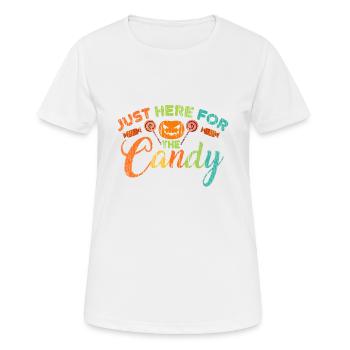 Halloween - Women's Breathable T-Shirt - white - Front - AI Model Female 172 dark (172cm)