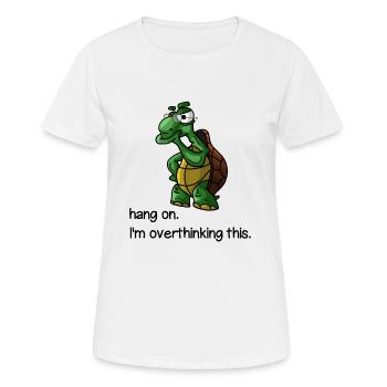 turtle - Women's Breathable T-Shirt - white - Front - AI Model Female 172 dark (172cm)