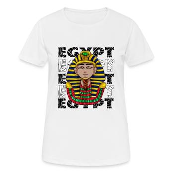 Égypte - T-shirt respirant Femme - blanc - Devant - AI Model Female 172 dark (172cm)