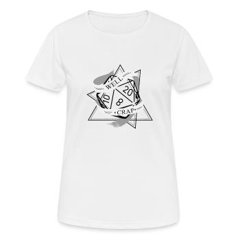 RPG Dice RPG Jeu de société Nerd Gift - T-shirt respirant Femme - blanc - Devant - AI Model Female 172 dark (172cm)