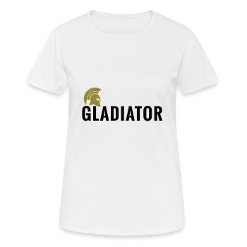 Gladiator Spartana Spartaner - Frauen T-Shirt atmungsaktiv - Weiß - Vorne - AI Model Female 172 dark (172cm)