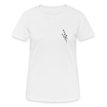 lavender - Women's Breathable T-Shirt - white - Front - AI Model Female 172 dark (172cm)