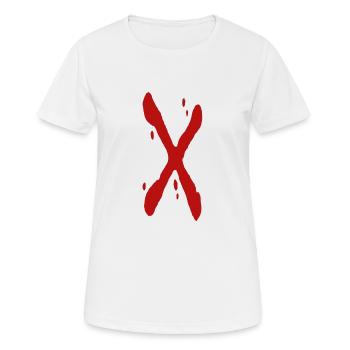 Cross 3 - Women's Breathable T-Shirt - white - Front - AI Model Female 172 dark (172cm)
