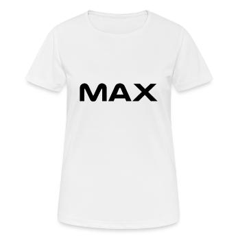 Max - Women's Breathable T-Shirt - white - Front - AI Model Female 172 dark (172cm)